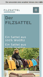 Mobile Screenshot of filzsattel.de